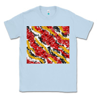 Dusty Blue bandana and cowhide pattern Classic Tee - TumblerDesignByShophia