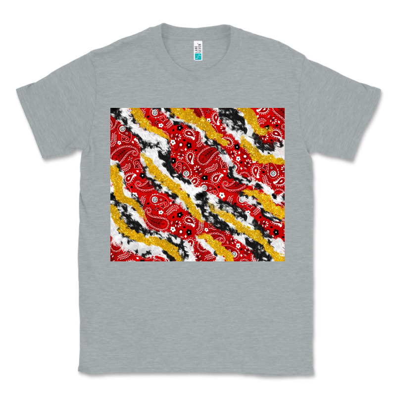 Bandana And Cowhide Pattern Classic Tee by TumblerDesignByShophia | Teevron