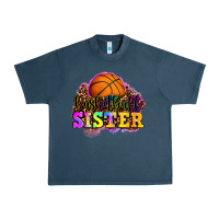 Midnight Navy basketball sister Urban Heavy Tee - OliviaCreatesArt