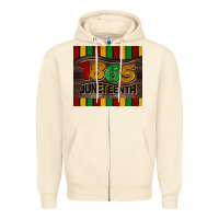 Sandshell 1865 juneteenth tumbler Zipper Hoodie - BarkalooDesign