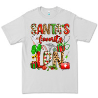 Dove Grey santa's favorite lpn Premium Tee - texasbilliewilder