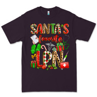 Plum santa's favorite lpn Premium Tee - texasbilliewilder