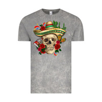 Cloud Rock Di de los muertos with roses Mexico Vintage Tee - HowdyJamesFarm