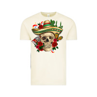 Vintage Arctic Di de los muertos with roses Mexico Vintage Tee - HowdyJamesFarm