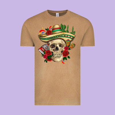 Di De Los Muertos With Roses Mexico Vintage Tee Designed By Howdyjamesfarm
