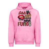 Fuchsia Pink girls just wanna have funds Urban Hoodie - JahusDesignShop
