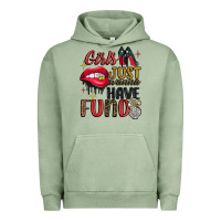 Pigment Oil Green girls just wanna have funds Urban Hoodie - JahusDesignShop