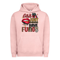 Pigment Salmon girls just wanna have funds Urban Hoodie - JahusDesignShop
