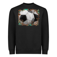 Black sports soccer background Heavyweight Sweatshirt - Artiststas