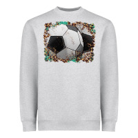 Sports Soccer Background Heavyweight Sweatshirt | Teevron