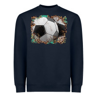 Navy sports soccer background Heavyweight Sweatshirt - Artiststas