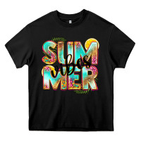 Black summer vibes Heavy Core Tee - NancyCooperArtShop