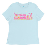 Baby Blue mom boss daisies Ladies Tee - TumblerDesignByShophia