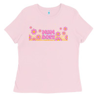 Bubblegum Pink mom boss daisies Ladies Tee - TumblerDesignByShophia
