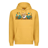 Mustard western corgi dog Premium Hoodie - Jasminsmagicworld