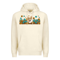 Sandshell western corgi dog Premium Hoodie - Jasminsmagicworld