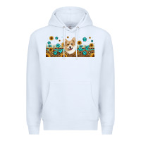 White western corgi dog Premium Hoodie - Jasminsmagicworld