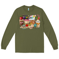 Army Green Teacher Coffee Cups Long Sleeve Tee - FaDigitalArtStudio
