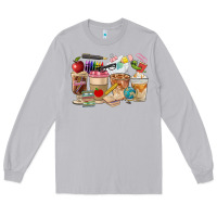 Moon Dust Teacher Coffee Cups Long Sleeve Tee - FaDigitalArtStudio