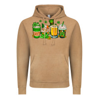 St. Patrick's Day Coffee Cups Vintage Hoodie | Teevron