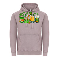Vintage Zinc St. Patrick's Day coffee cups Vintage Hoodie - OliviaCreatesArt