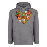 Storm pumpkin and latte with fall Heavyweight Hoodie - AdoDesignShop