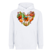 White pumpkin and latte with fall Heavyweight Hoodie - AdoDesignShop