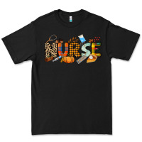 Black Fall Nurse Premium Tee - NancyCooperArtShop