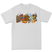Dove Grey Fall Nurse Premium Tee - NancyCooperArtShop