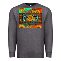 Charcoal Heather with god all things are possible Premium Sweatshirt - AdoDesignShop