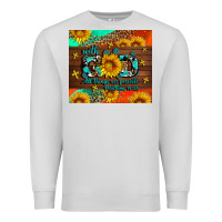 Dove Grey with god all things are possible Premium Sweatshirt - AdoDesignShop