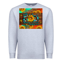 Heather Grey with god all things are possible Premium Sweatshirt - AdoDesignShop