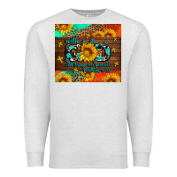 Oatmeal Heather with god all things are possible Premium Sweatshirt - AdoDesignShop