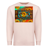 Pale Pink with god all things are possible Premium Sweatshirt - AdoDesignShop