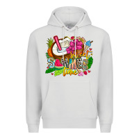 Dove Grey summer time Premium Hoodie - CowhideDigitalArt