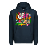 Navy summer time Premium Hoodie - CowhideDigitalArt