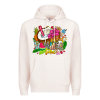 Pale Pink summer time Premium Hoodie - CowhideDigitalArt