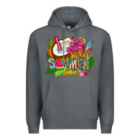Rock summer time Premium Hoodie - CowhideDigitalArt