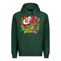 Sports Green summer time Premium Hoodie - CowhideDigitalArt