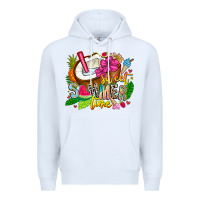 White summer time Premium Hoodie - CowhideDigitalArt