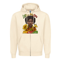 Sandshell little mister juneteenth black boy Zipper Hoodie - BarkalooDesign