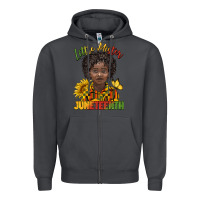 Smoke little mister juneteenth black boy Zipper Hoodie - BarkalooDesign