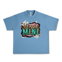 Pebble Blue blessed mini Urban Heavy Tee - OliviaCreatesArt