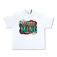 White blessed mini Urban Heavy Tee - OliviaCreatesArt