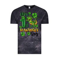 Cloud Black My first St. Patrick's Day Vintage Tee - CowGirlArtShop