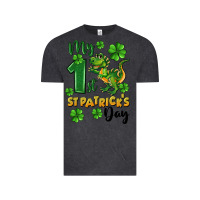 Vintage Black My first St. Patrick's Day Vintage Tee - CowGirlArtShop