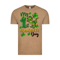 Vintage Coffee My first St. Patrick's Day Vintage Tee - CowGirlArtShop