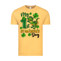 Vintage Mustard My first St. Patrick's Day Vintage Tee - CowGirlArtShop