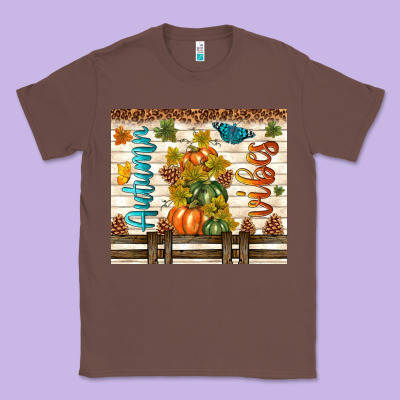 Autumn Vibes Classic Tee Designed By Tumblerdesignbyshophia