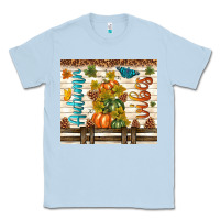 Dusty Blue autumn vibes Classic Tee - TumblerDesignByShophia